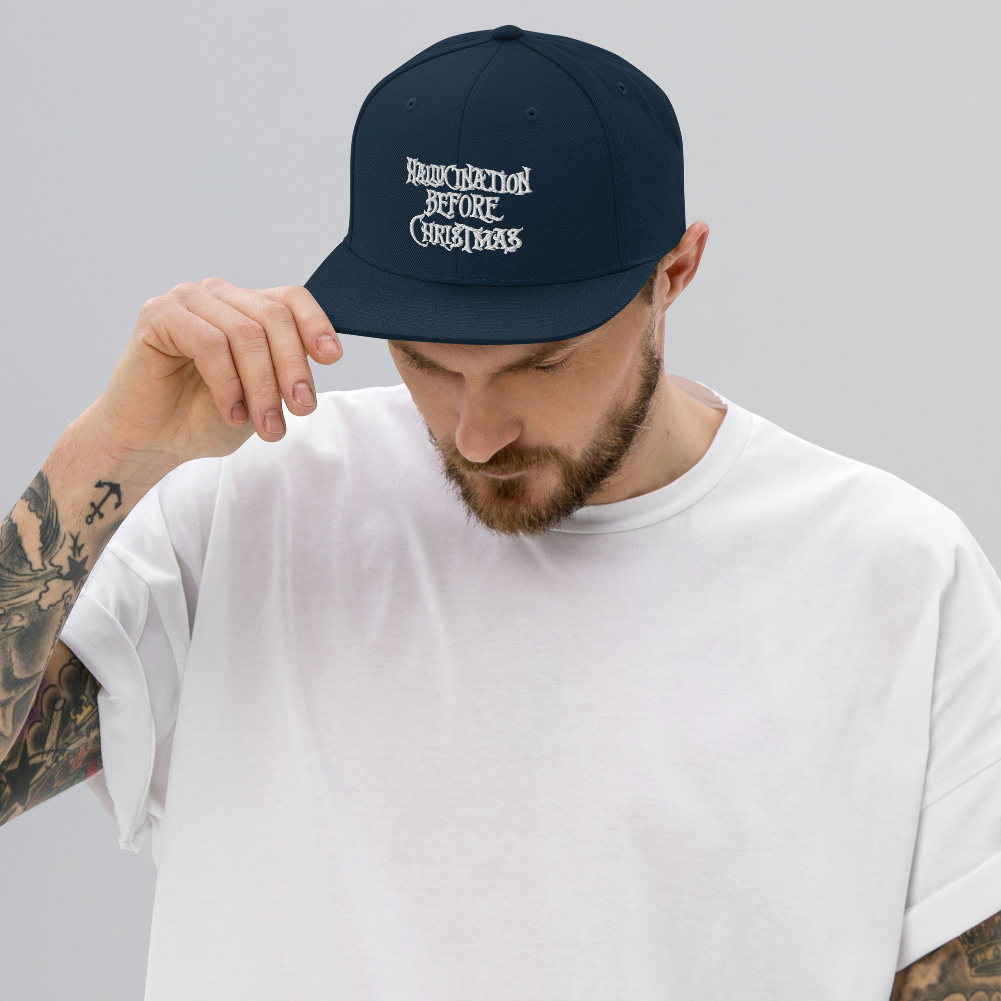 Snapback - Hallucination before Christmas Emblem Hat - Image 3